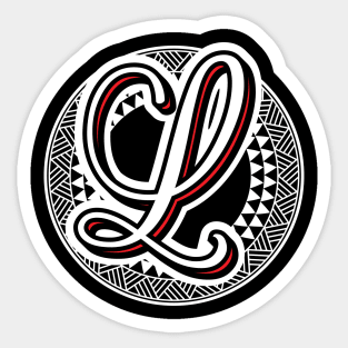 Letter L Sticker